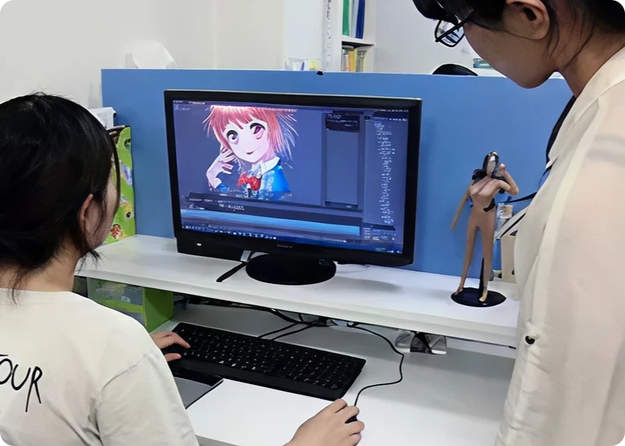 専属クリエイターが納品まで伴奏